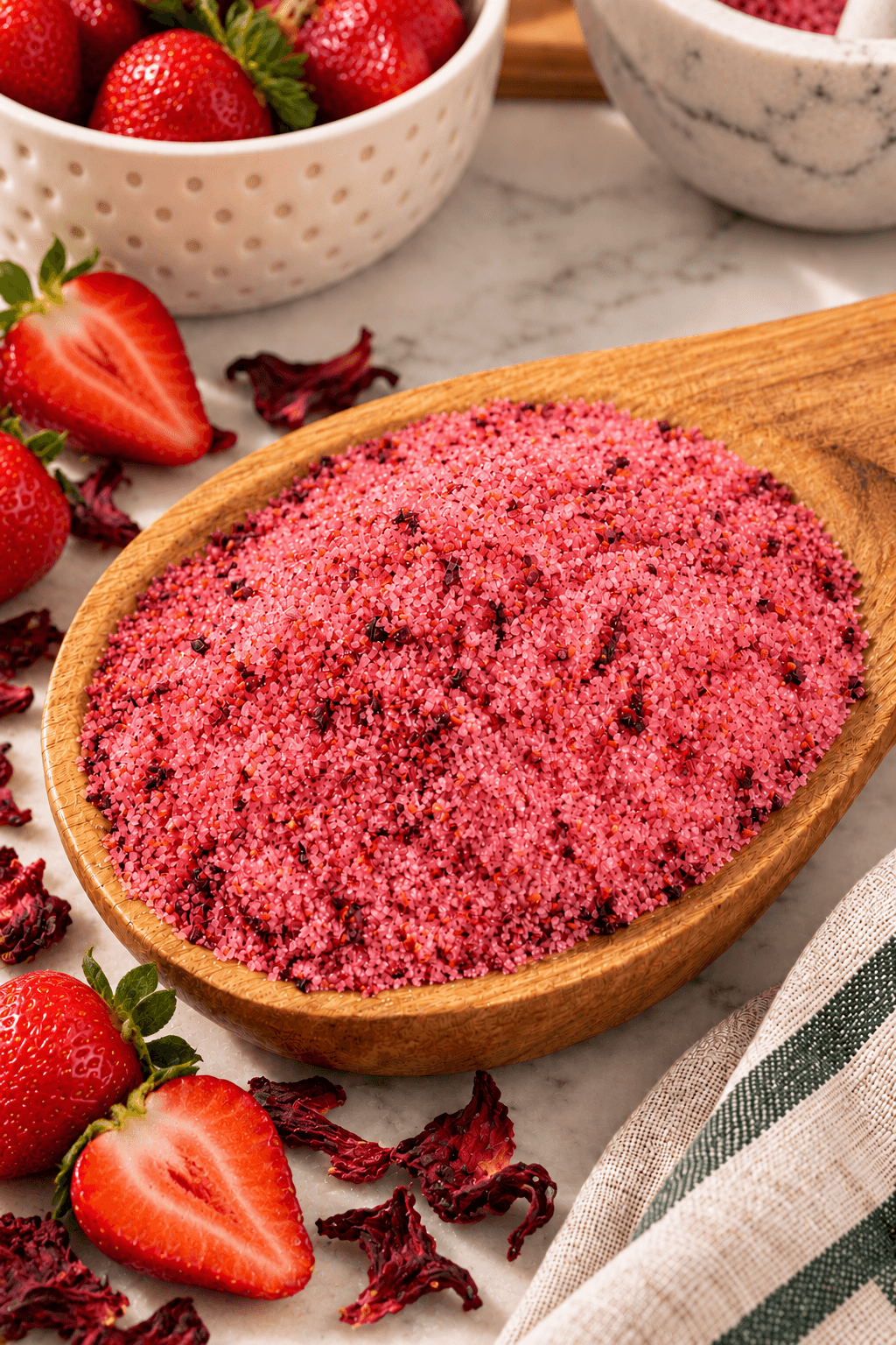 Azúcar de Fresa e Hibisco para Cócteles (150 g) - Imagen 2